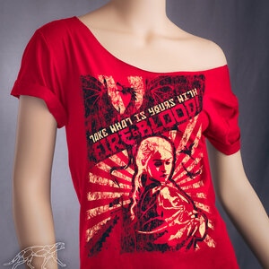 Fire & Blood Slouchy Tee