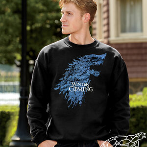 Game of Thrones Winter Is Coming Crew Neck Sweatshirt
