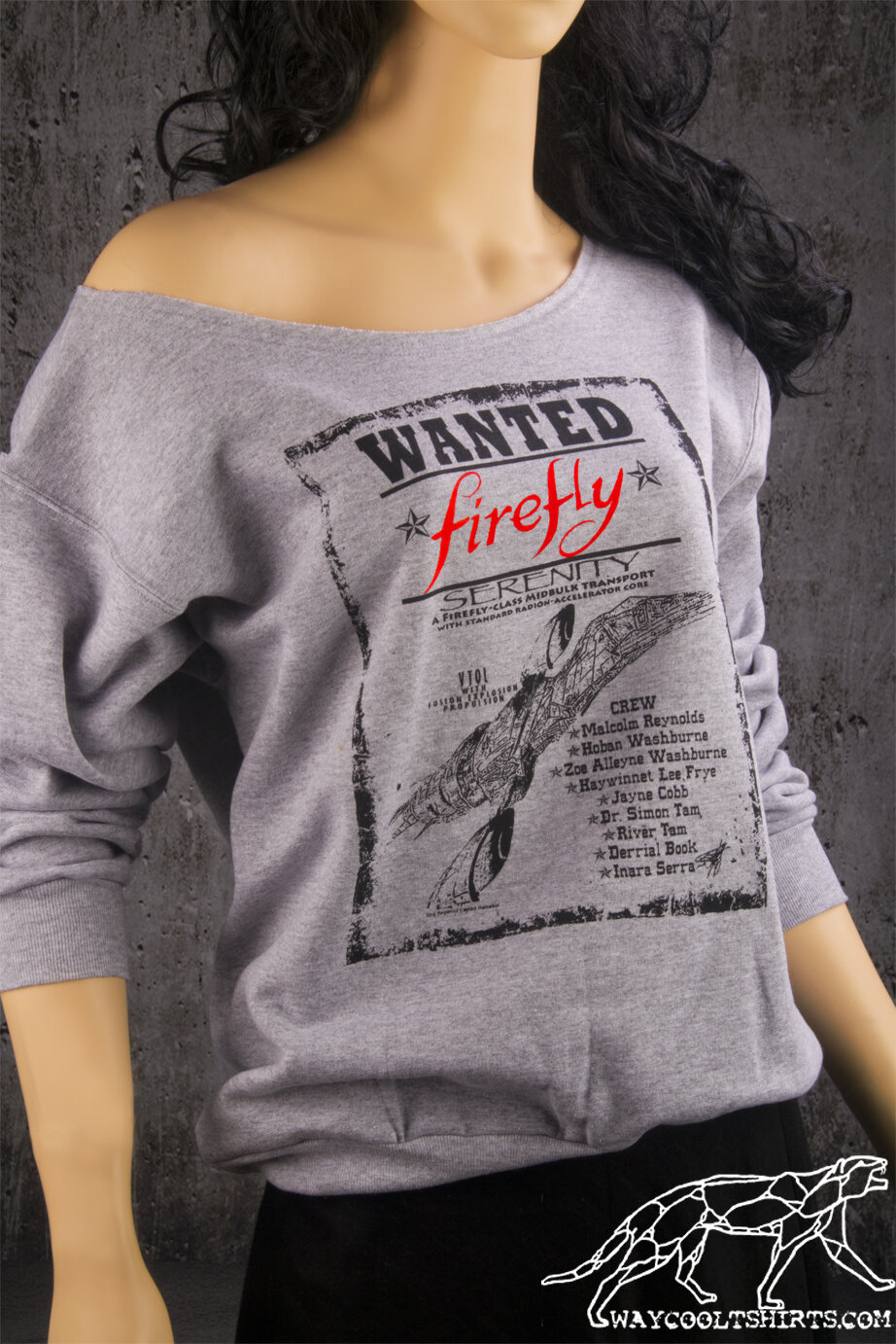 Firefly Serenity Off The Shoulder Sweatshirt