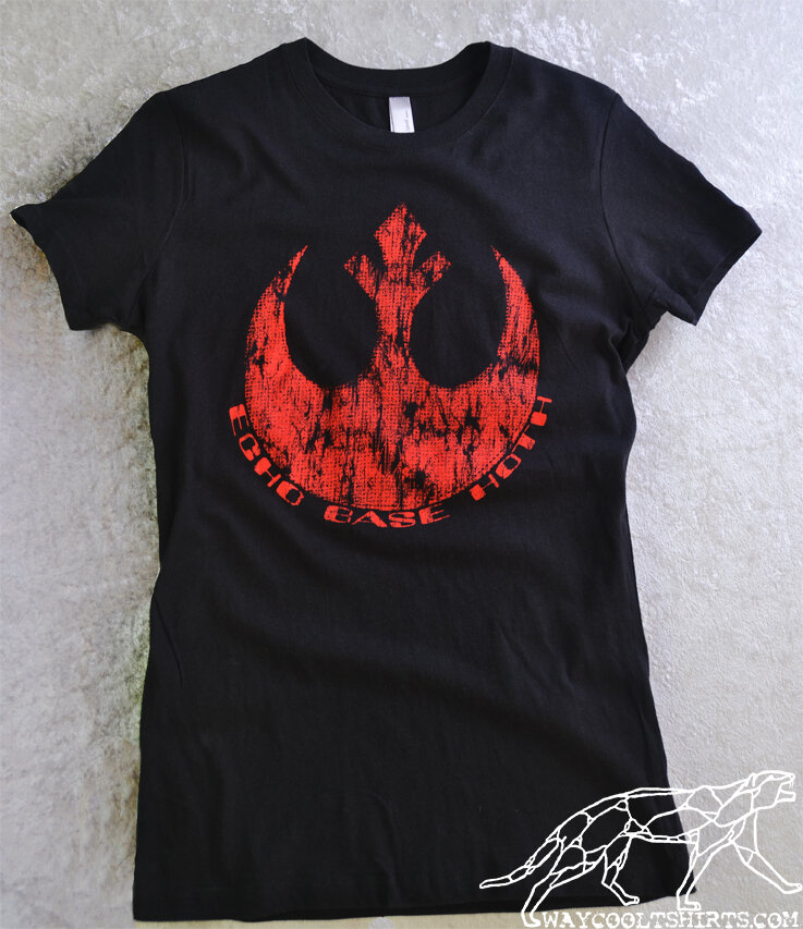 Echo Base Hoth Star Wars Women's Fitted Tee