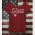 A Girl Has No President Women's Off the Shoulder Slouchy Tee