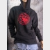 Targaryen Sigil Game of Thrones Fitted Hoodie