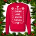 Game of Thrones Ugly Christmas Sweater "I Drink and I Know Things" Crewneck Swea