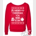 Star Wars Ugly Christmas Sweater "Merry Christmas You Rebel Scum" Slouchy Sweats