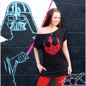 Star Wars Echo Base Hoth Off The Shoulder Slouchy Shirt