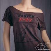 Firefly Shirt. Women's Slouchy Shirt. Serenity Shirt. Off The Shoulder Shirt