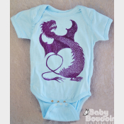 Game of Thrones Baby Dragon Onesie in Pink or Blue