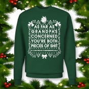 Rick and Morty Ugly Christmas Sweater Crewneck Sweatshirt